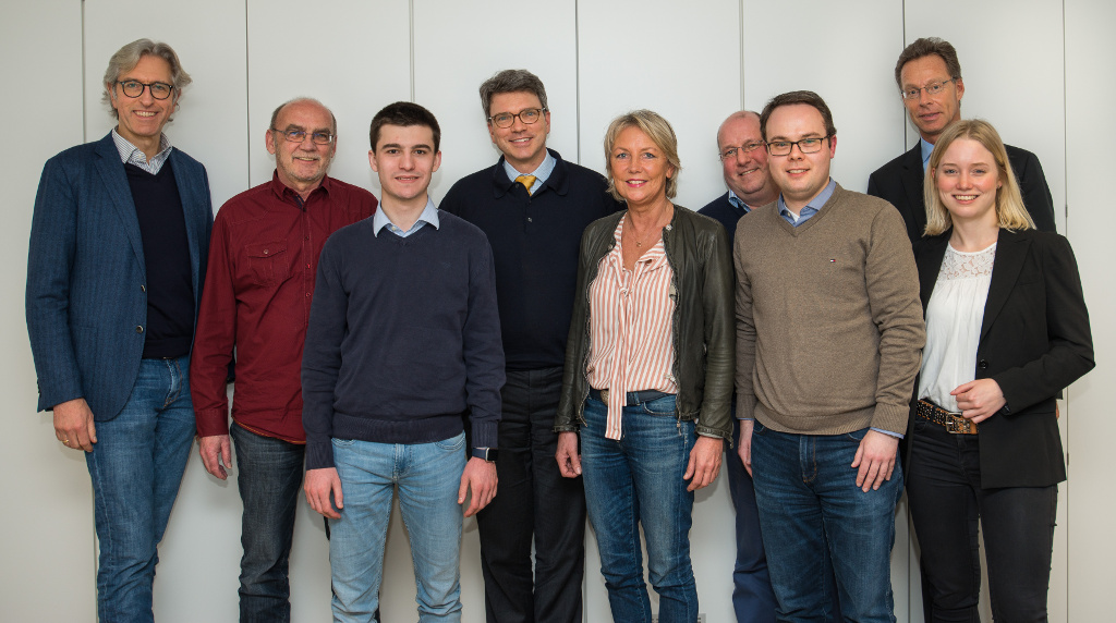Mitglieder der CDU Bocholt-Mitte und der Bocholter Werbegemeinschaft trafen sich im Februar zu einem Gedankenaustausch